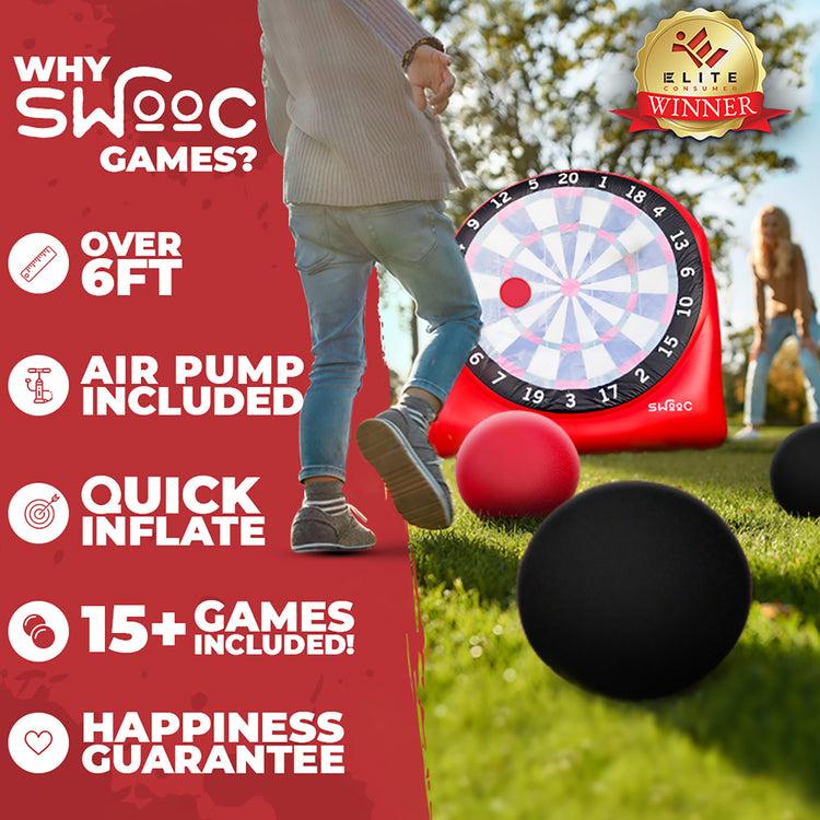 Brookstone Giant Kick Darts Game