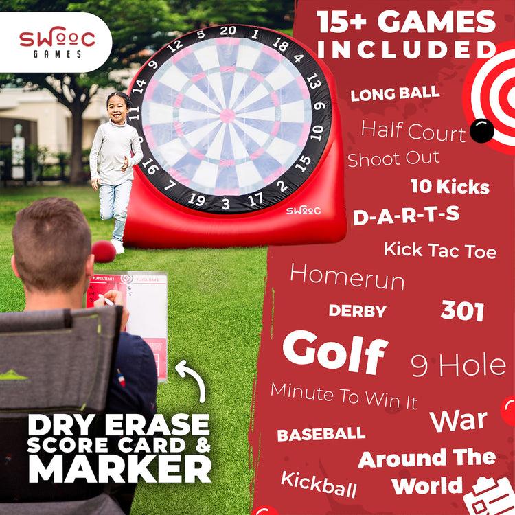 Brookstone Giant Kick Darts Game