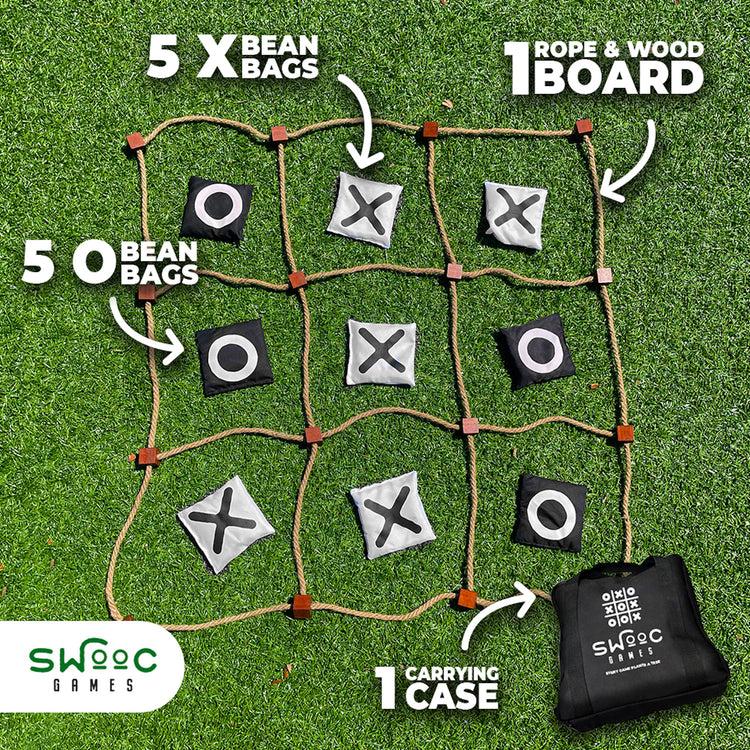 Brookstone Giant Tic Tac Toe Bean Bag Toss Game