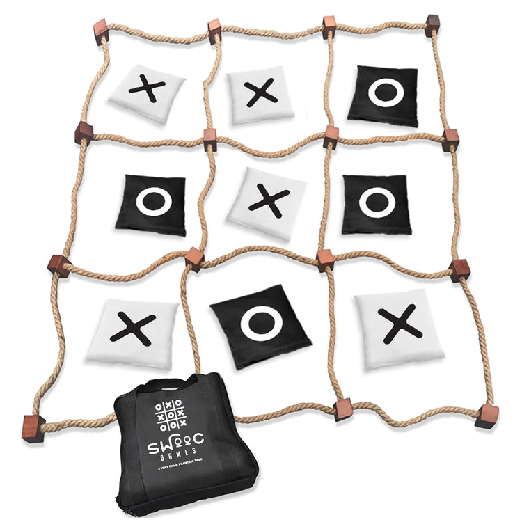 brookstone Giant Tic Tac Toe Bean Bag Toss Game