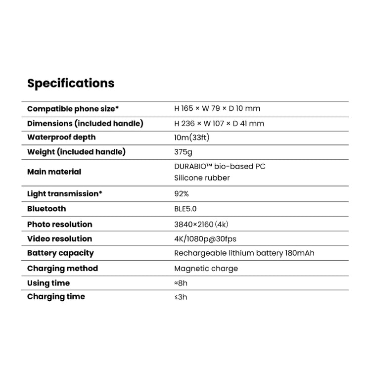 Brookstone H1 Smart Waterproof Phone Case