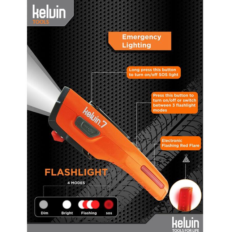 Brookstone Kelvin 8 Automobile Emergency Multitool