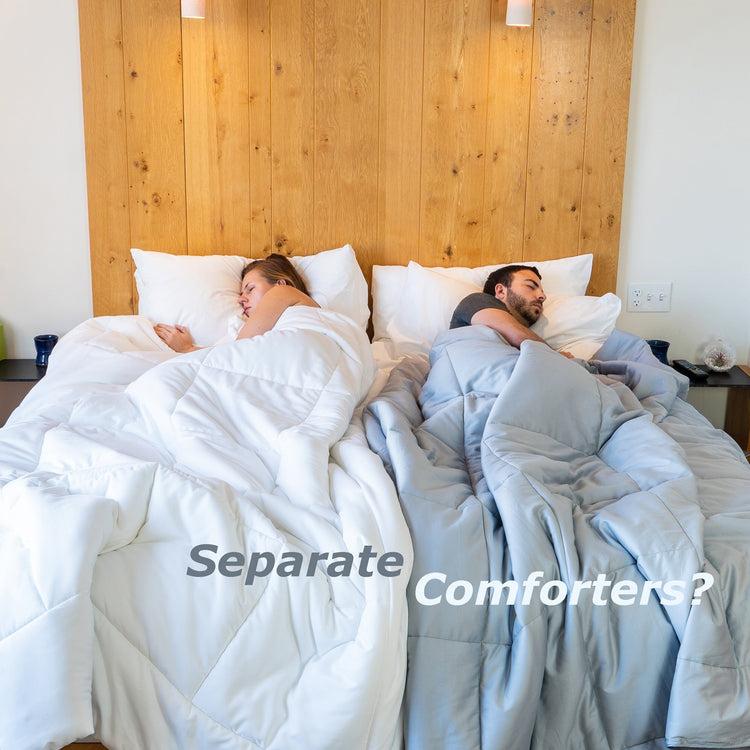 Brookstone Komforte Dual Zone Couple's Comforter