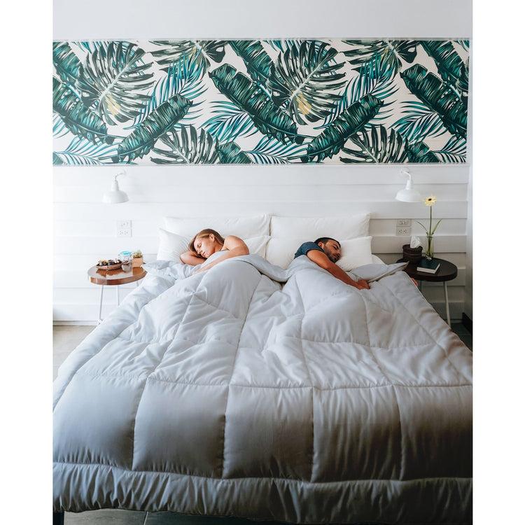 brookstone Komforte Dual Zone Couple's Comforter