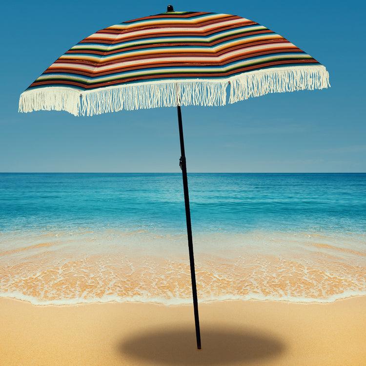 brookstone Las Brisas Beach Umbrella