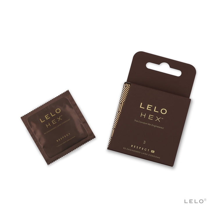 brookstone LELO HEX Respect XL Condoms