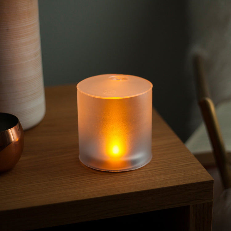 brookstone Luci Candle: Solar Inflatable Lantern