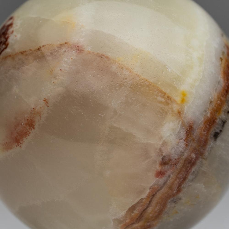 Brookstone Natural Onyx Sphere From Mexico (1.5 Lbs)