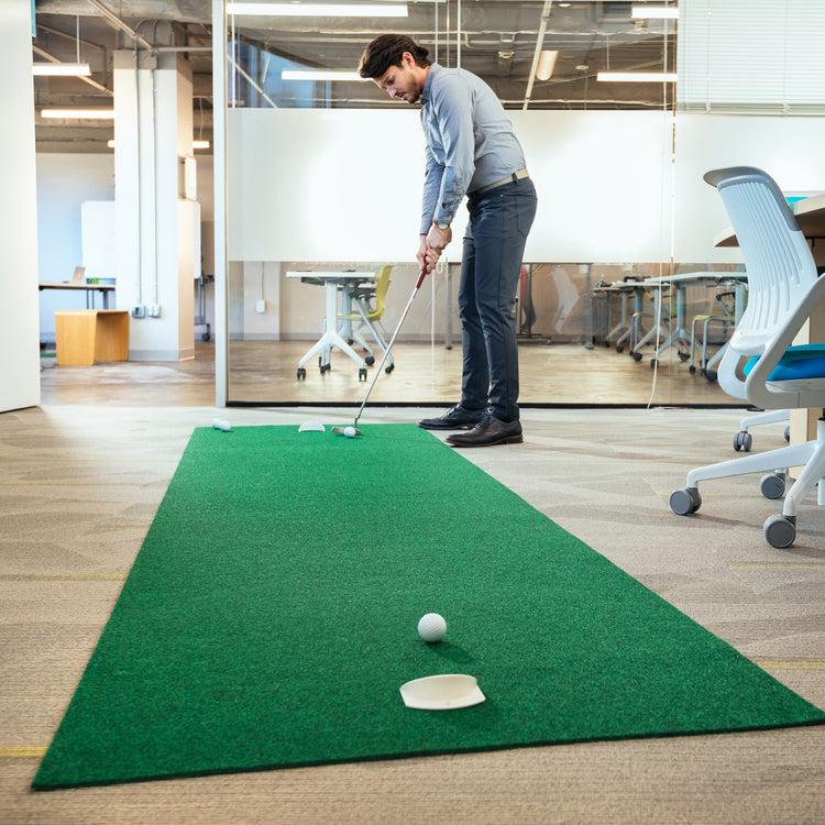 Brookstone PUTT-A-BOUT XL312 Golf Putting Mat