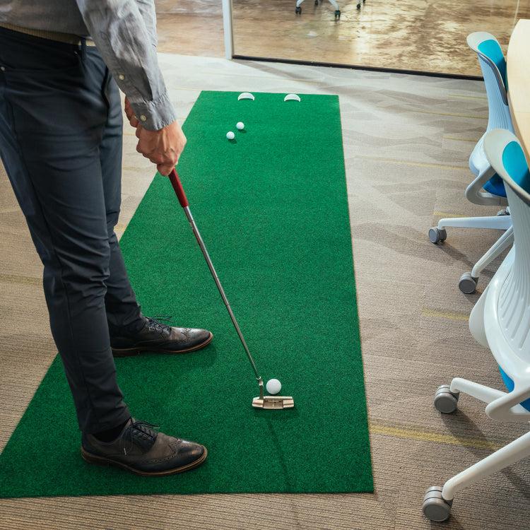 brookstone PUTT-A-BOUT XL312 Golf Putting Mat