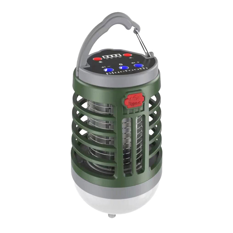 brookstone Brookstone Rechargeable LED Bug & Mosquito Zapper with Bluetooth Speaker