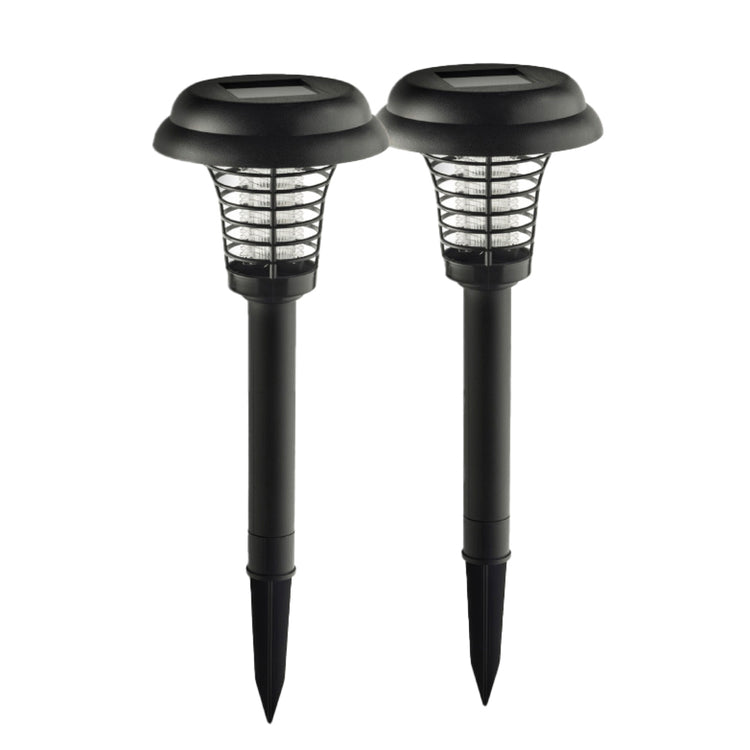 brookstone Brookstone Solar-Powered ABS Plastic Bug Zapper & Pathway Lights - 2 Pack