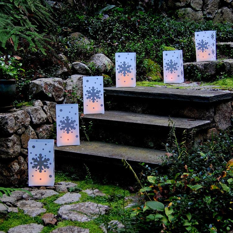 Brookstone Solar Powered Luminaria Kit