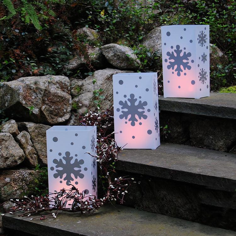 Brookstone Solar Powered Luminaria Kit