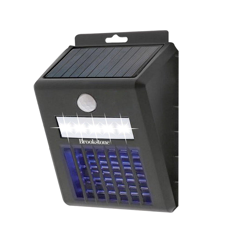 brookstone Brookstone Solar-Powered Wall-Mounted Bug Zapper - 1 Pack