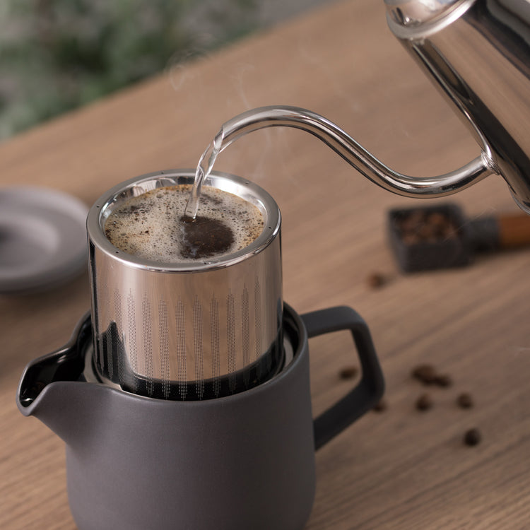 Brookstone TIP DuoPot Coffee And Tea Brewer