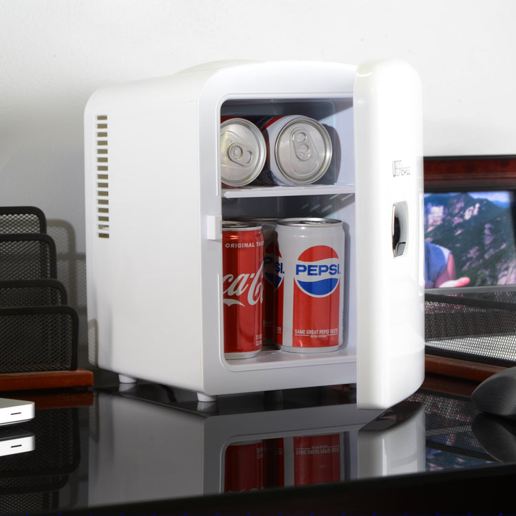 Brookstone Uber Chill 6-Can Mini Fridge