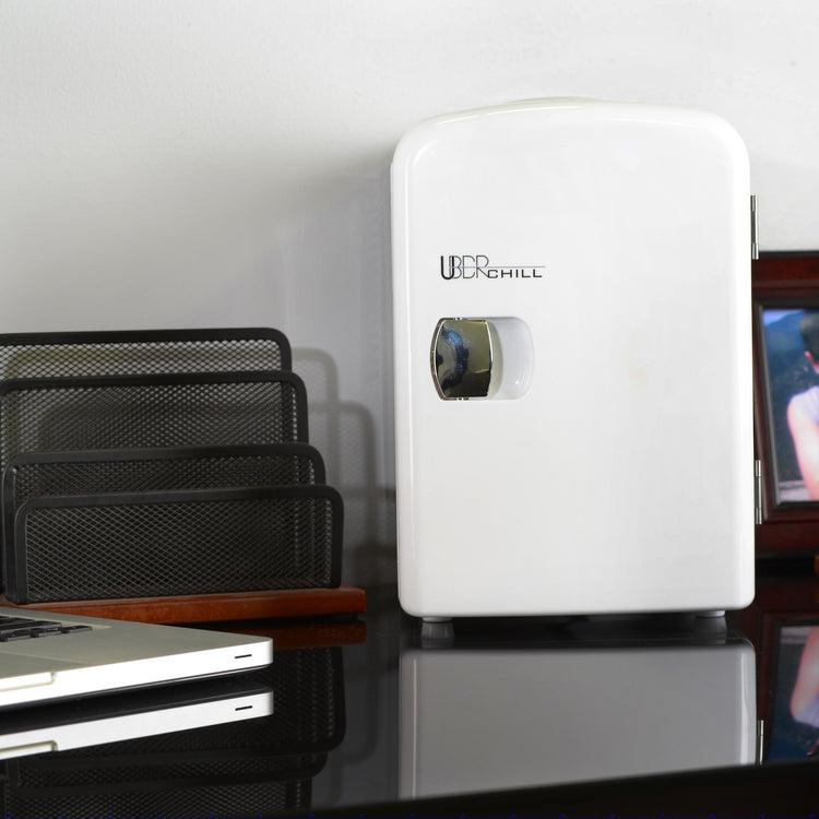 Brookstone Uber Chill 6-Can Mini Fridge