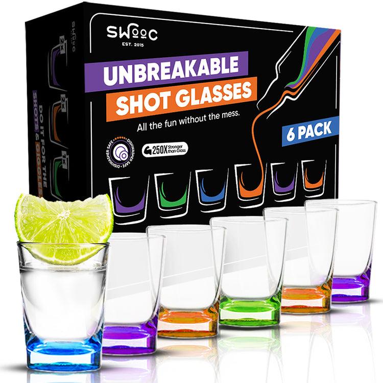 brookstone Unbreakable Shot Glasses (6 Pack)