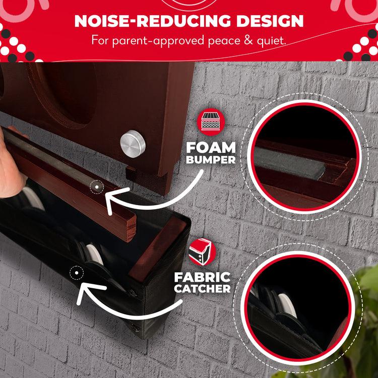 Brookstone Wall Mounted Giant 4 In A Row Game