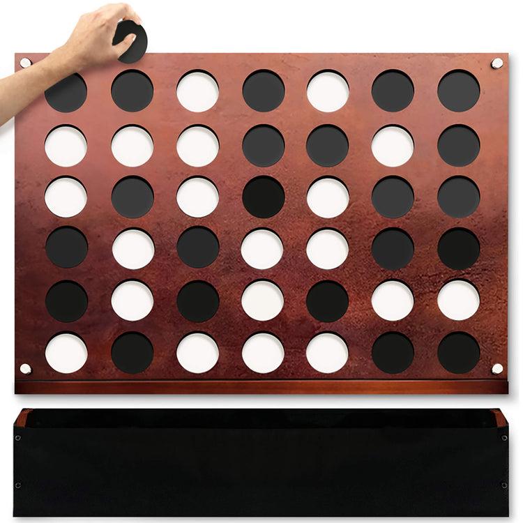 brookstone Wall Mounted Giant 4 In A Row Game