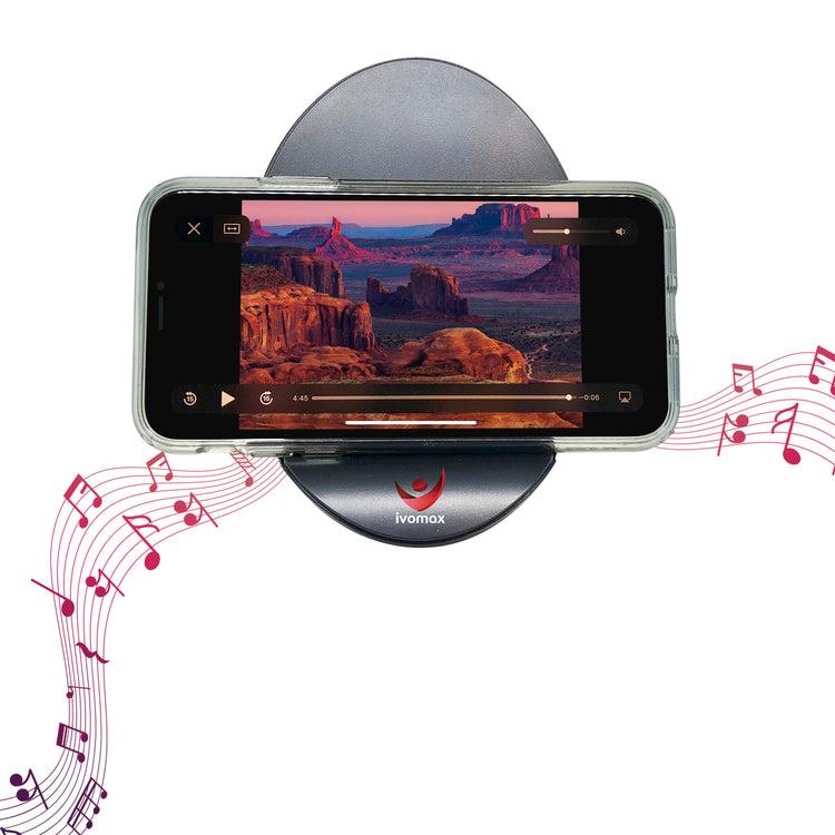 Brookstone Wireless Charger Bluetooth Speaker