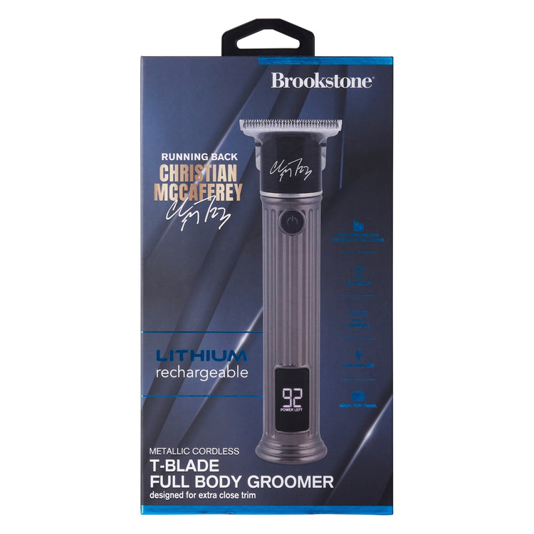 Brookstone Brookstone X Christian McCaffrey - Rechargeable Hair Clipper Kit