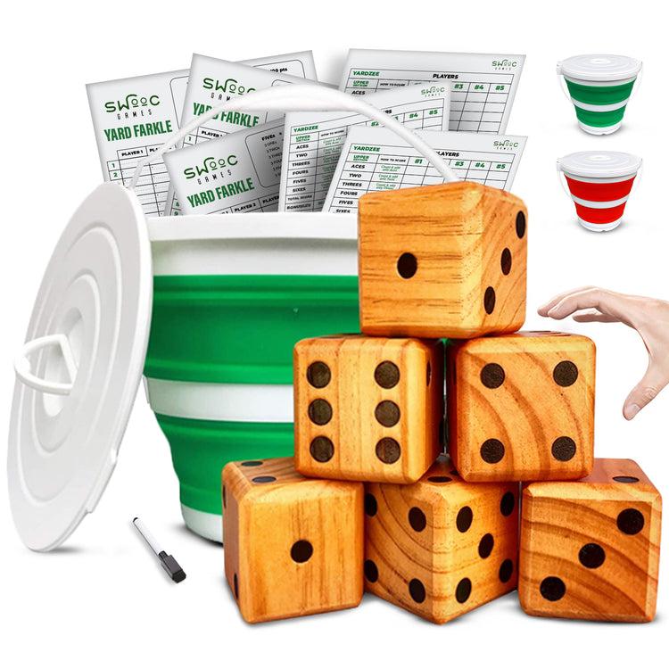 brookstone Yardzee Farkle & 20+ Dice Games