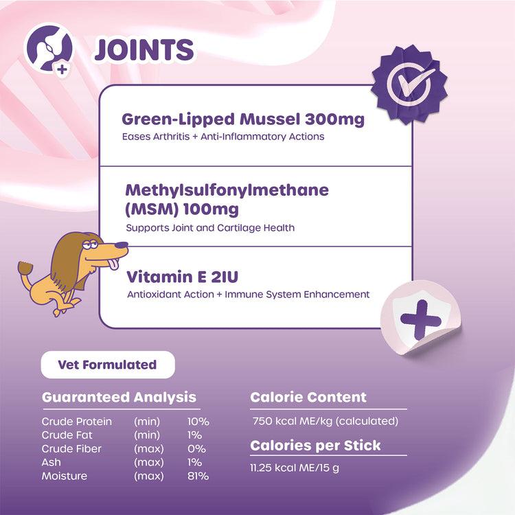 Brookstone Choolip Squeeze Vita Stick Pouches - Vitamin-Infused Pet Treats