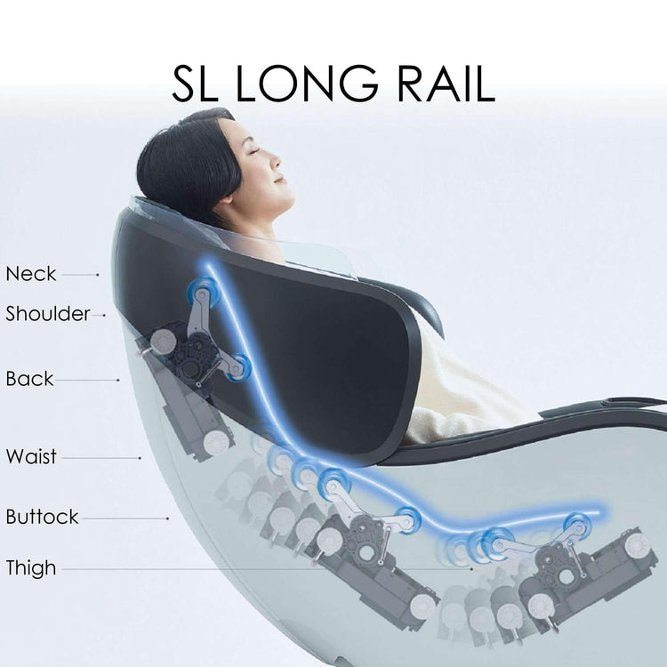 Brookstone CirC 3 - Zero Gravity SL Track Heated Massage Chair By Synca Massage Chair