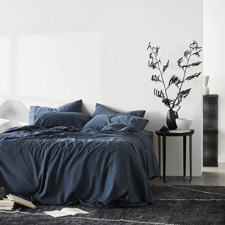 brookstone CleanBamboo Hemp™ Linen+ Duvet Cover by ettitude