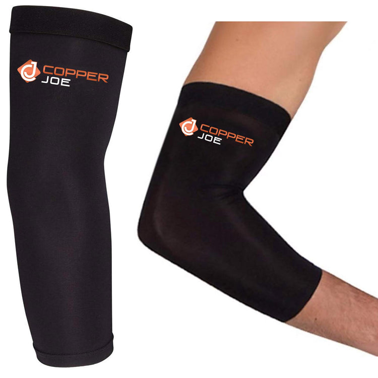 brookstone Copper Joe Elbow Compression Sleeve 2-Pack
