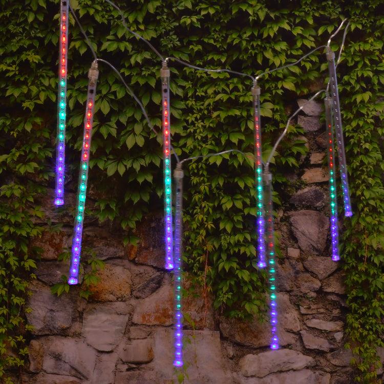 Brookstone Electric LED Meteor Lights With 8 Cascading Light Tubes
