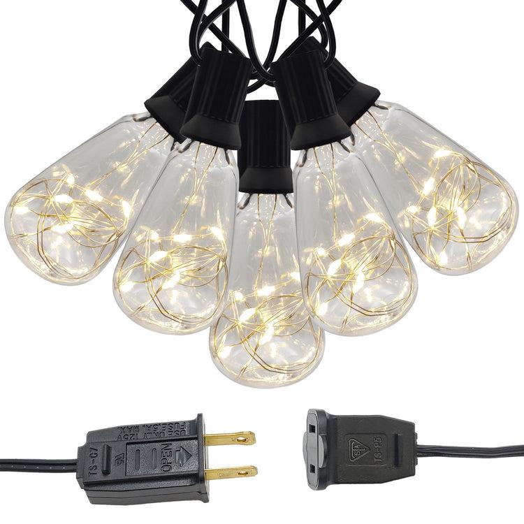 Brookstone Electric String Lights With Soft White Fairy Lights