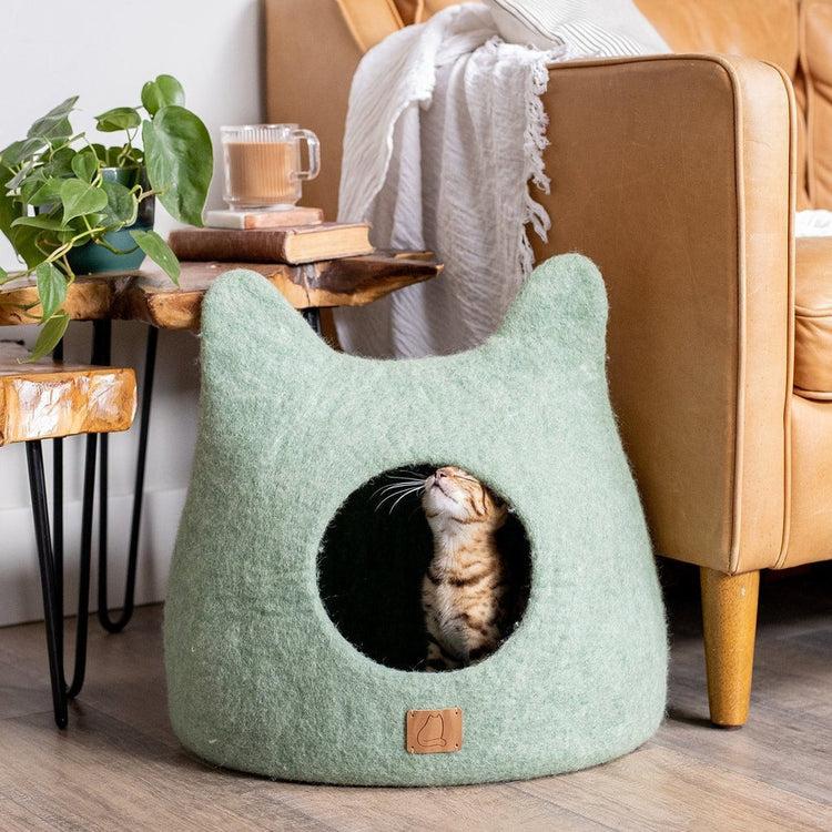 brookstone Eucalyptus Green | Ear Style Cave by Fuzzy Cove