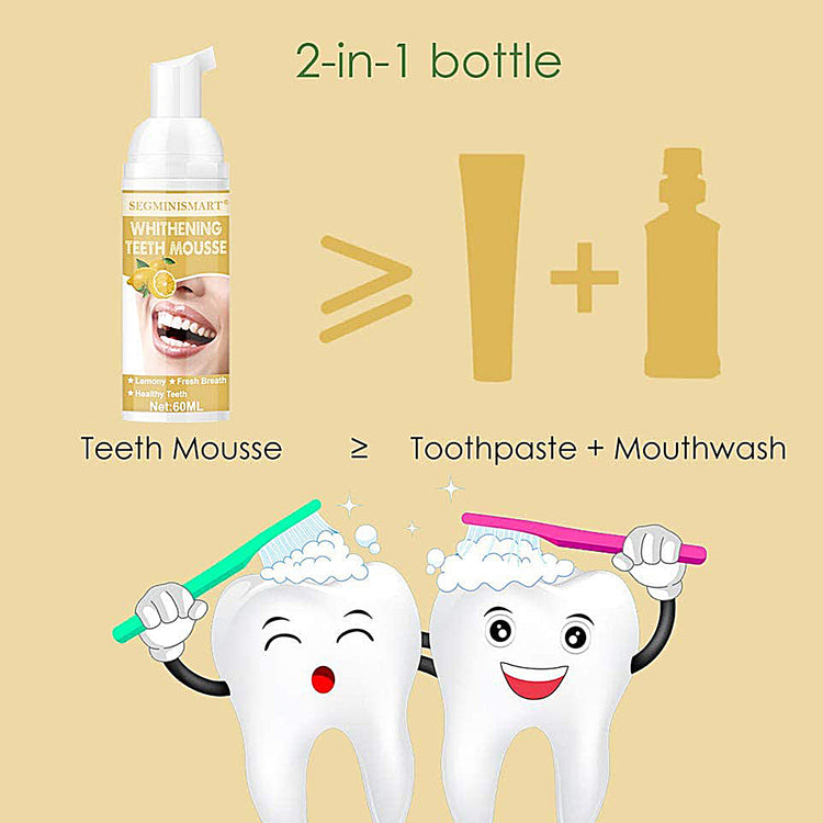 Brookstone Evertone Igia Total White Foam Toothpaste Lemon Flavored