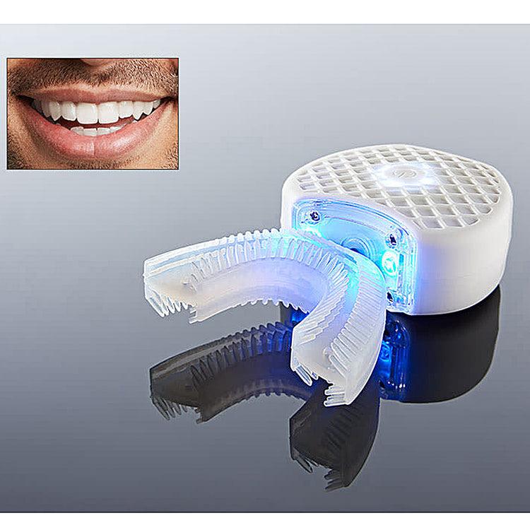 Brookstone Evertone Total White 3 In 1 Hands Free Ultrasonic Toothbrush