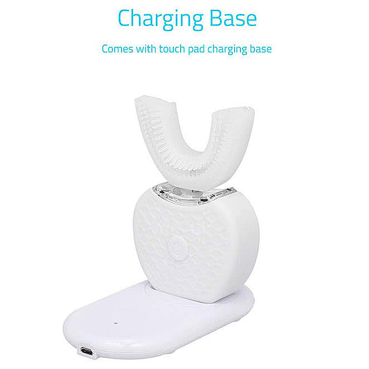 Brookstone Evertone Total White 3 In 1 Hands Free Ultrasonic Toothbrush