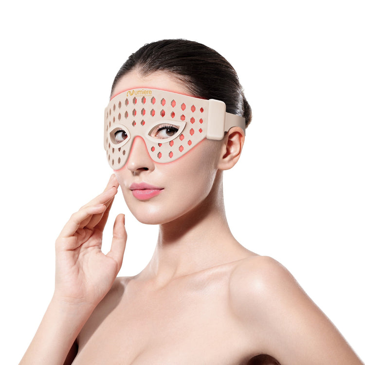 Brookstone Feather LED Eye Mask By Numiere - Lumina NRG