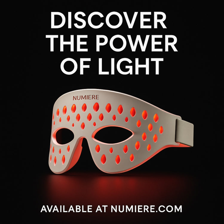 brookstone Feather LED Eye Mask by Numiere - Lumina NRG