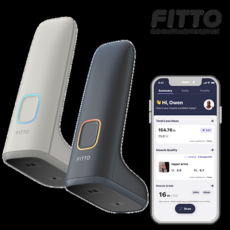 brookstone FITTO Data-driven Muscle Management Device