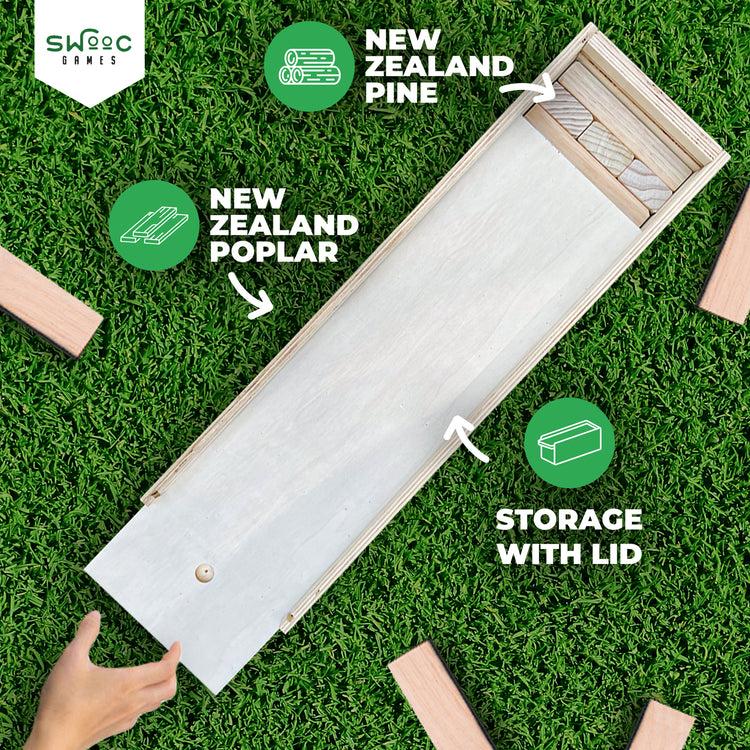 Brookstone Giant Tower Game With Straightener Table & Storage Box