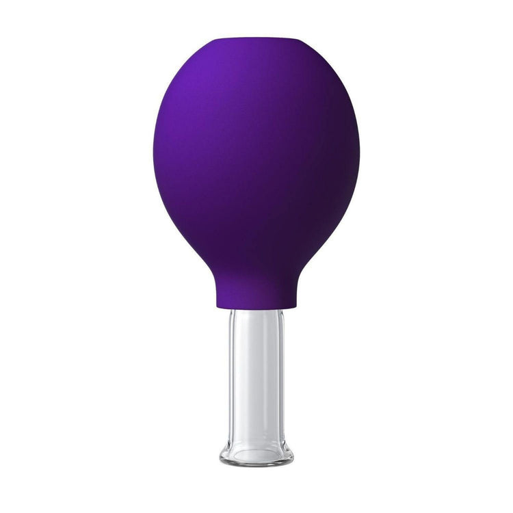 Brookstone GLAM Chic Glass Cupping Cup For Eyes Nose Lips - 04 Purple