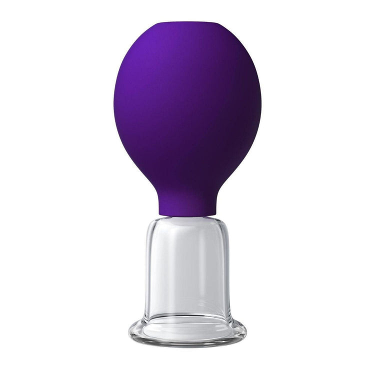 Brookstone GLAM Chic Glass Cupping Cup For Face - 02 Purple