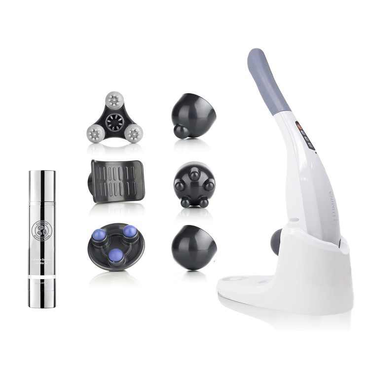 brookstone Hammer NRG Body Massager with Cellulite Reducing Gel by Numiere - Lumina NRG