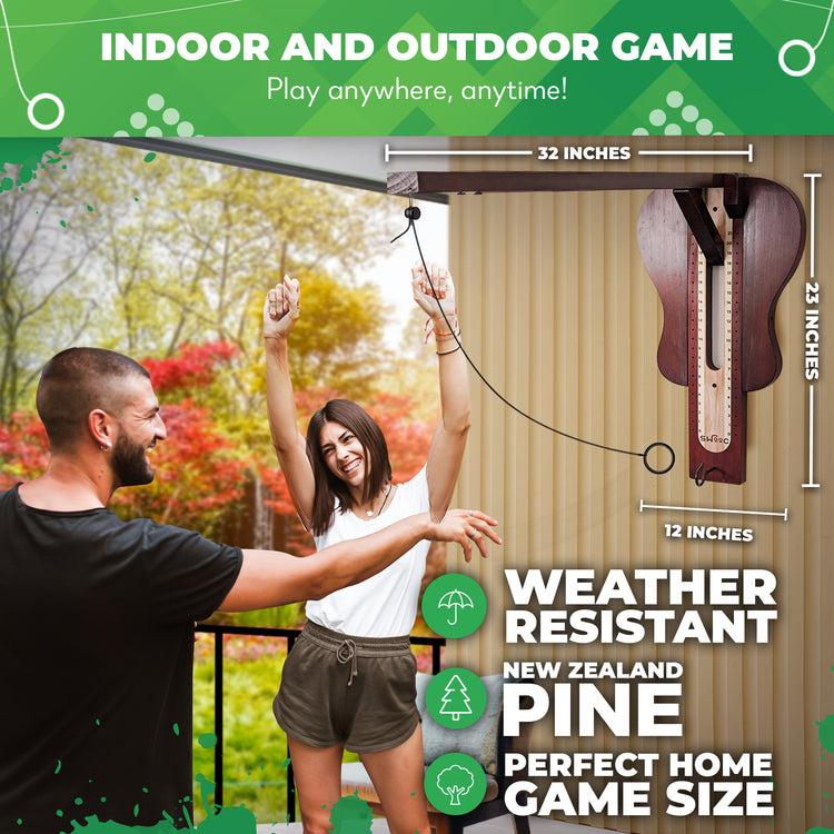 Brookstone Hook And Ring Game - Wall Mounted Guitar Design