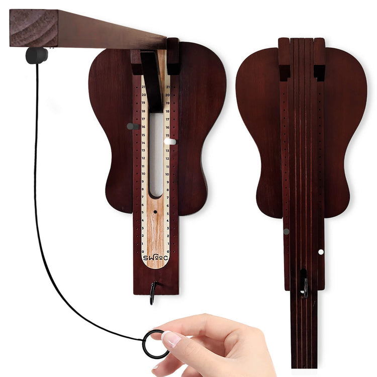 brookstone Hook And Ring Game - Wall Mounted Guitar Design