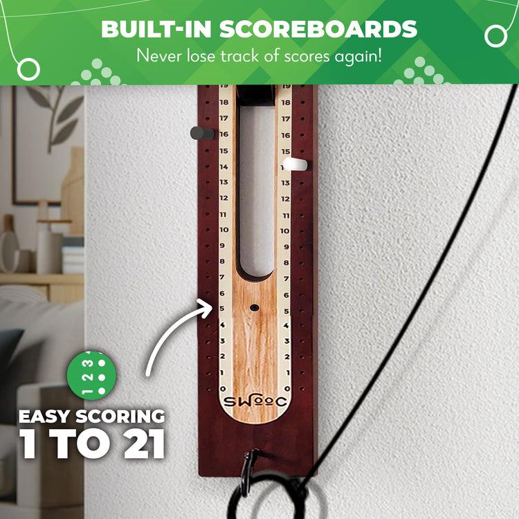 Brookstone Hook And Ring Game - Wall Mounted Modern Design