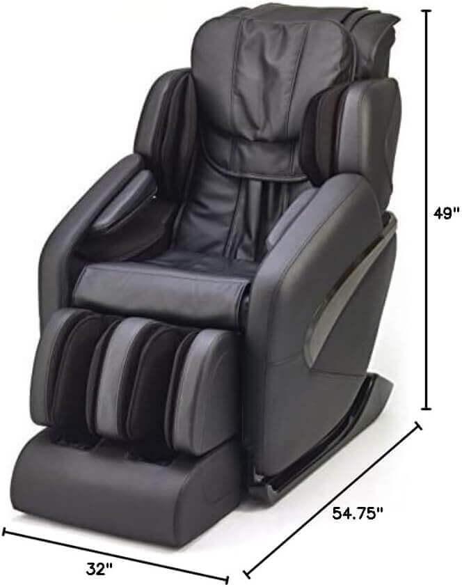 Brookstone Jin - SL Track Heated Deluxe Zero Gravity Massage Chair By Synca Massage Chair