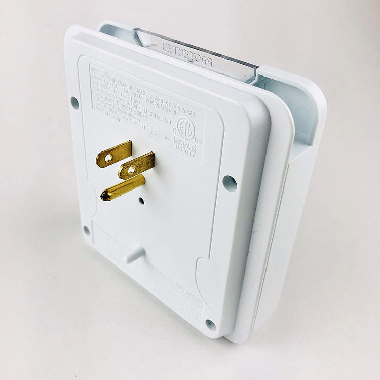 Brookstone Kelvin Glamsockets - Decorative Wall Mount Surge Protector